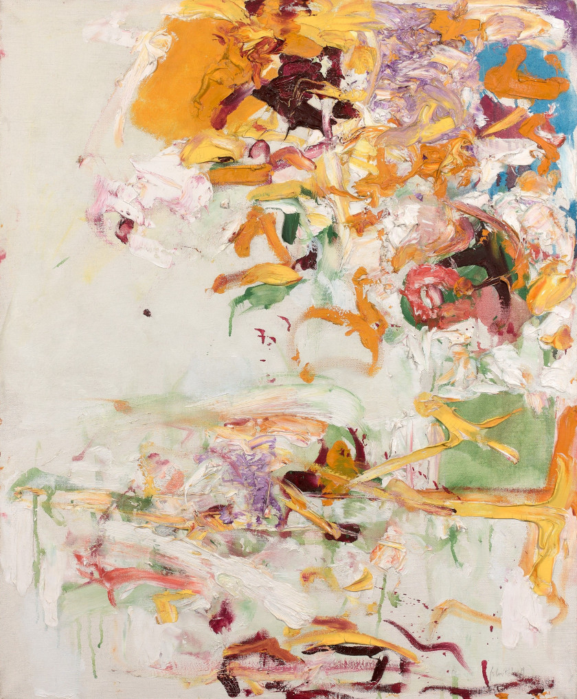 Joan MITCHELL (1925 - 1992) UNTITLED - circa 1969 Huile sur toile