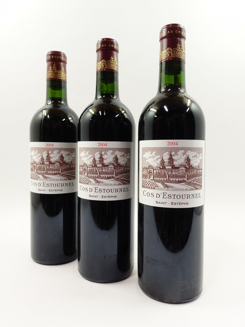 12 bouteilles CHÂTEAU COS D'ESTOURNEL 2004 2è GC Saint Estèphe