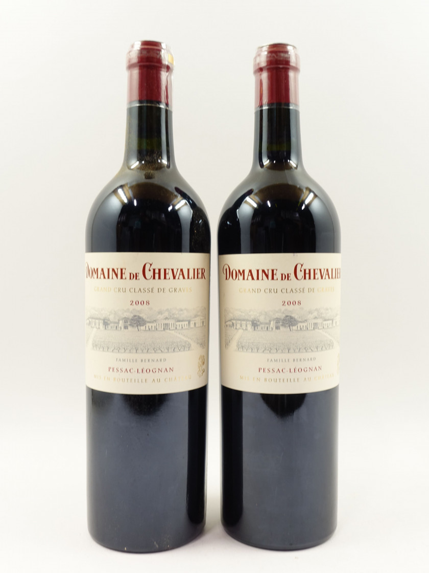 12 bouteilles DOMAINE DE CHEVALIER 2008 CC Pessac Léognan