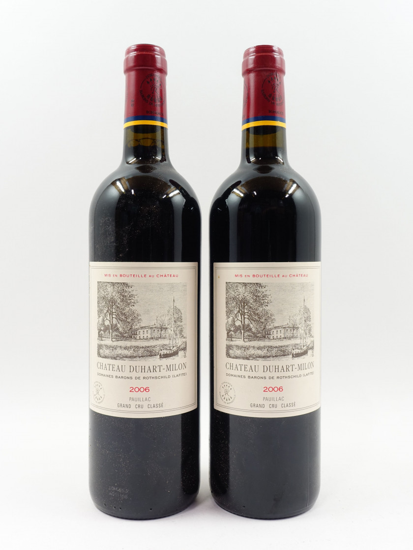 9 bouteilles CHÂTEAU DUHART MILON 2006 4è GC Pauillac