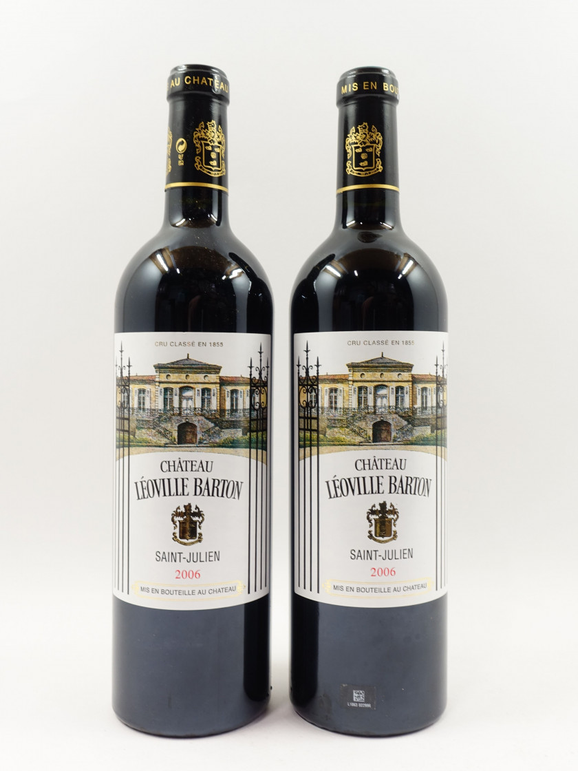 12 bouteilles CHÂTEAU LEOVILLE BARTON 2006 2è GC Saint Julien