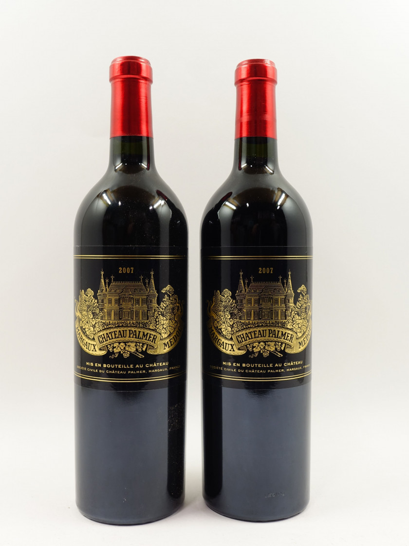 12 bouteilles CHÂTEAU PALMER 2007 3è GC Margaux