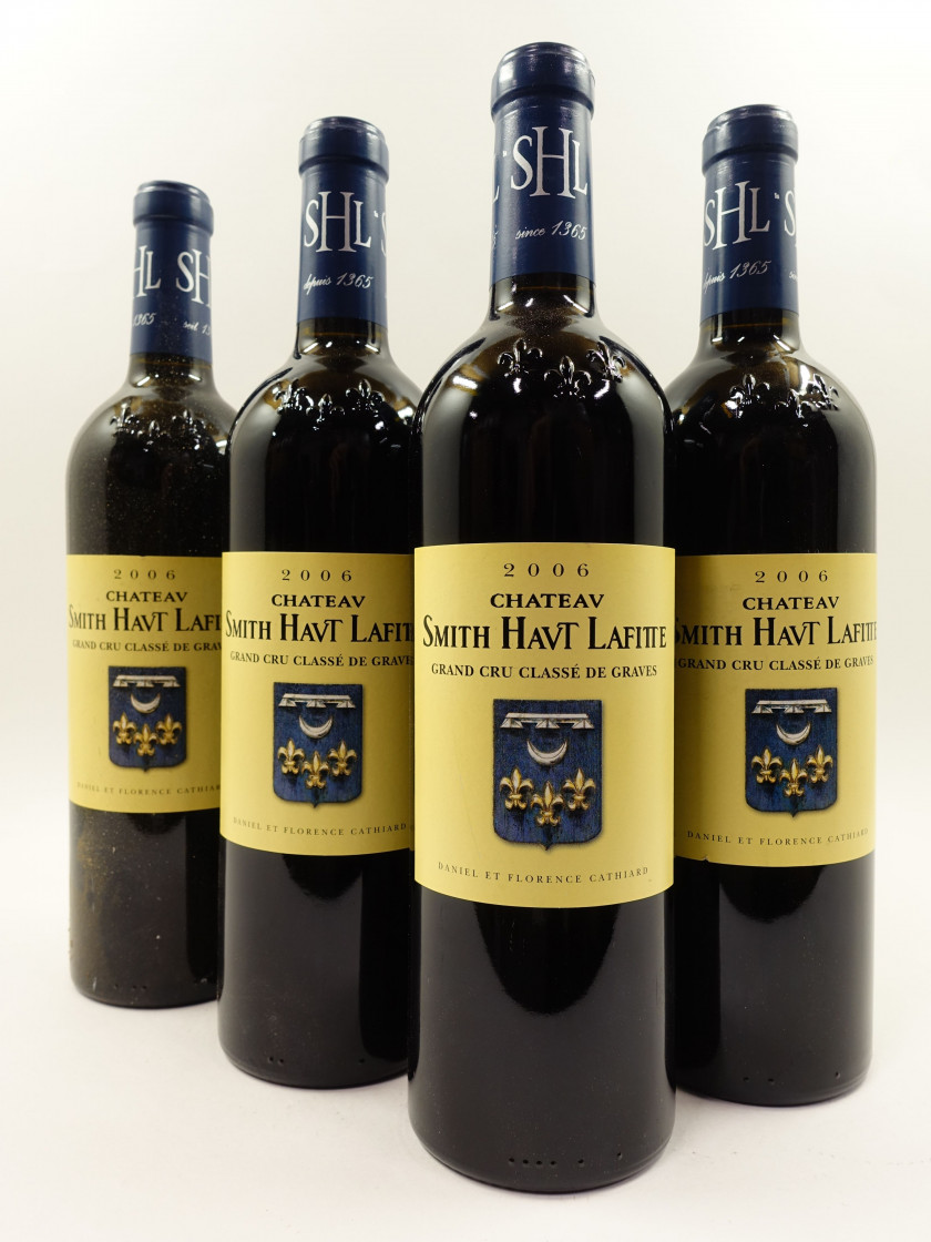 9 bouteilles CHÂTEAU SMITH HAUT LAFITTE 2006 CC Pessac Léognan