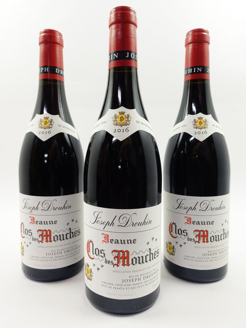 7 bouteilles BEAUNE 2016 1er cru Clos des Mouches