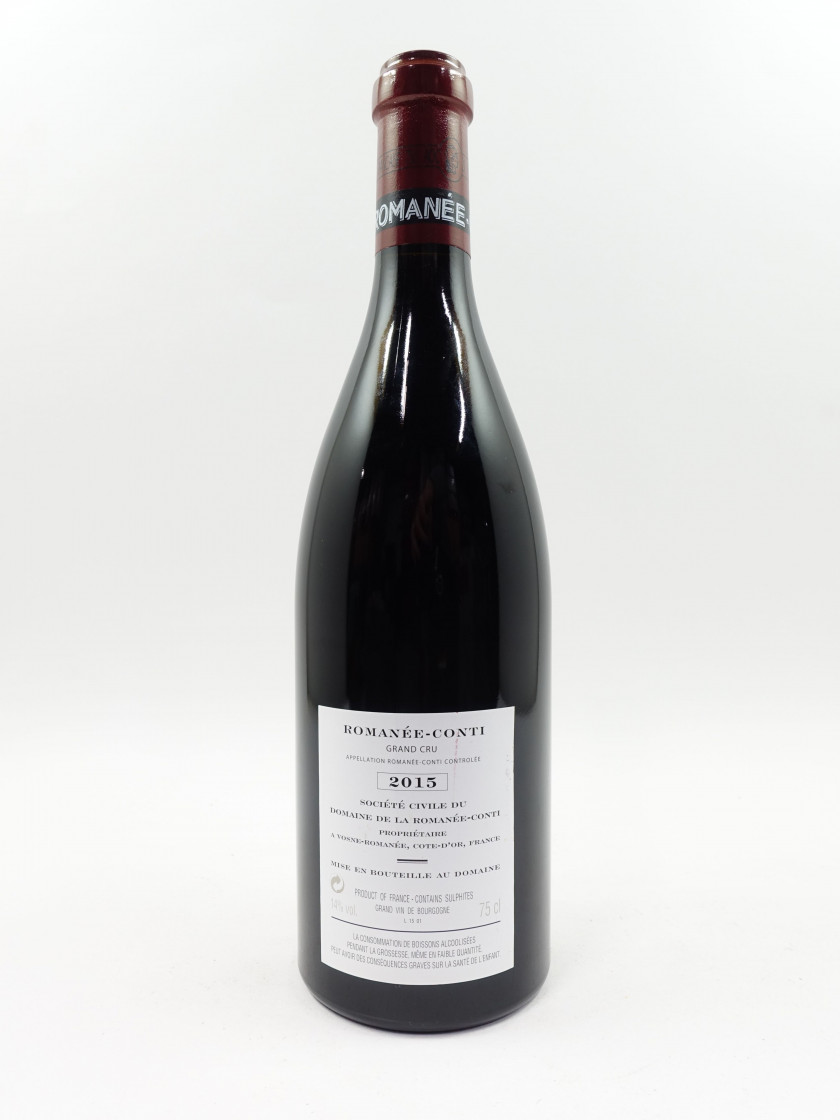 1 bouteille ROMANEE CONTI 2015 Grand Cru