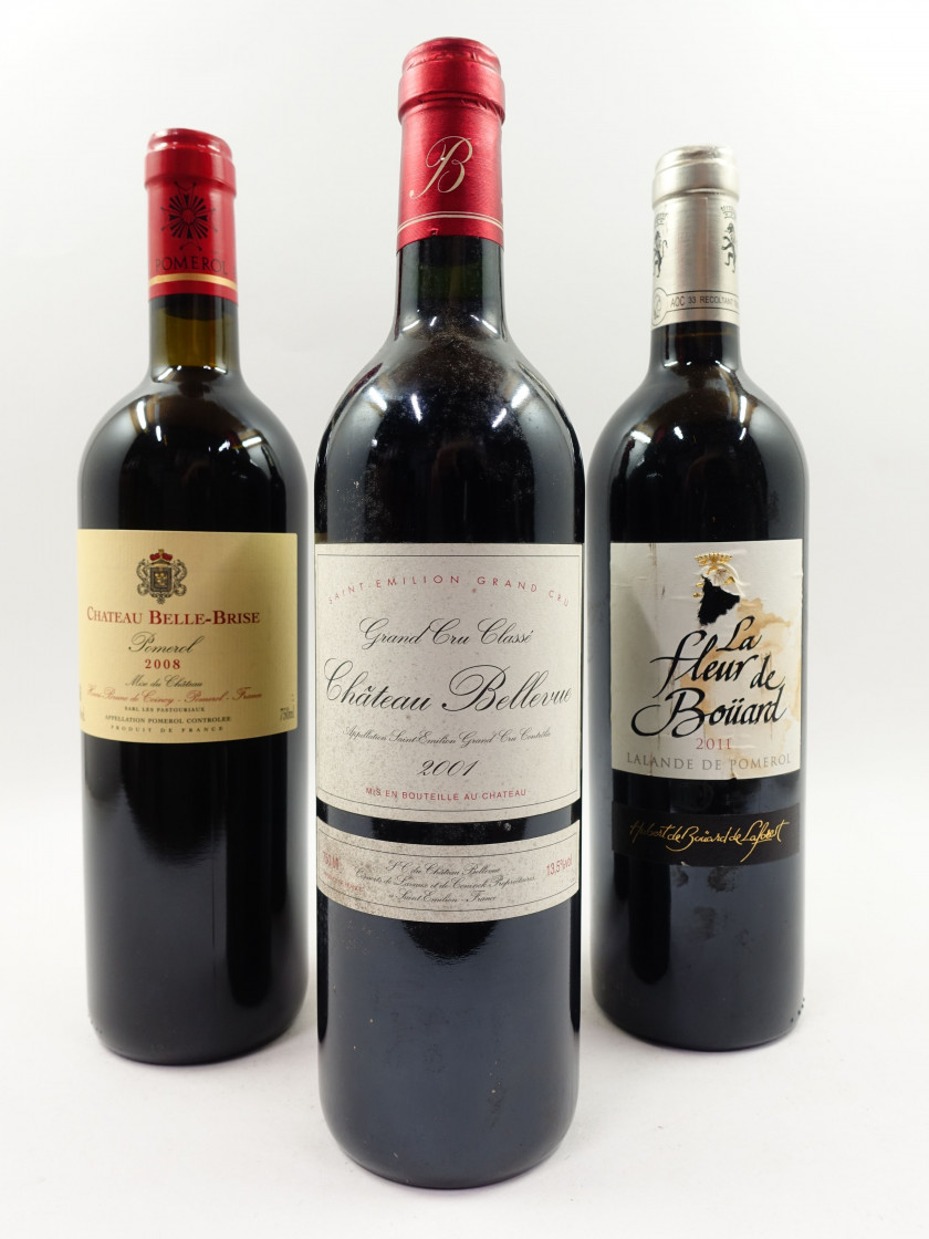 12 bouteilles 2 bts : CHÂTEAU BELLE BRISE 2008 Pomerol