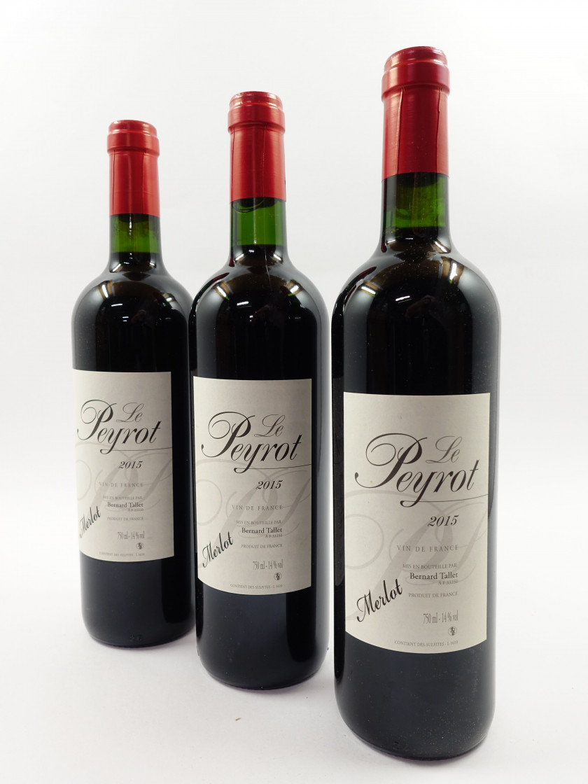 7 bouteilles LE PEYROT 2015 VDF