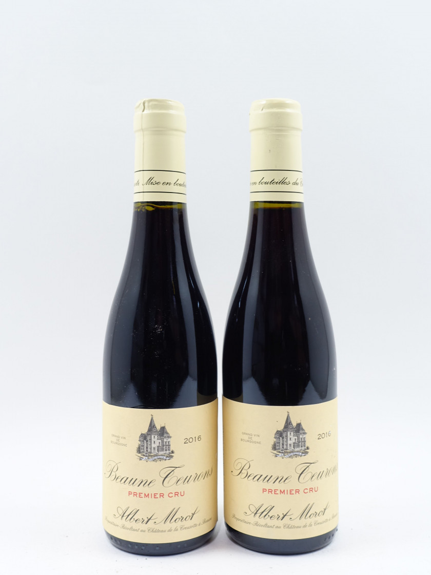 13 demi-bouteilles BEAUNE 2016 1er cru Teurons