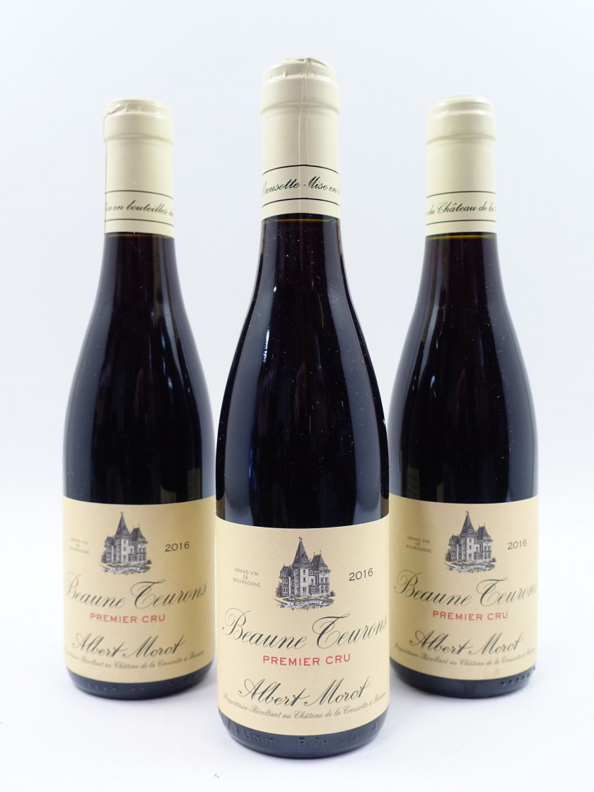 20 demi-bouteilles BEAUNE 2016 1er cru Teurons