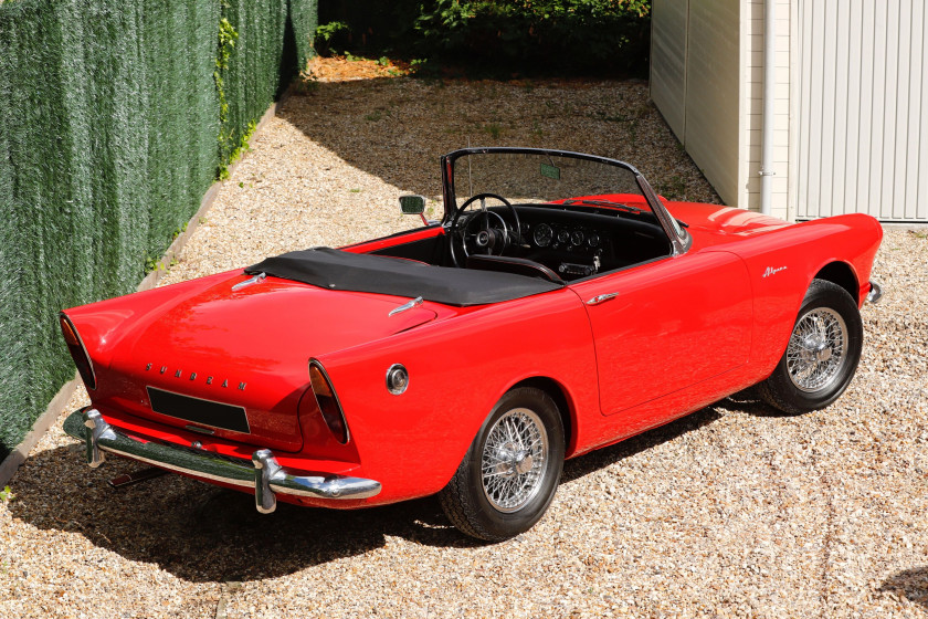 1963 Sunbeam Alpine Séries II Roadster  No reserve