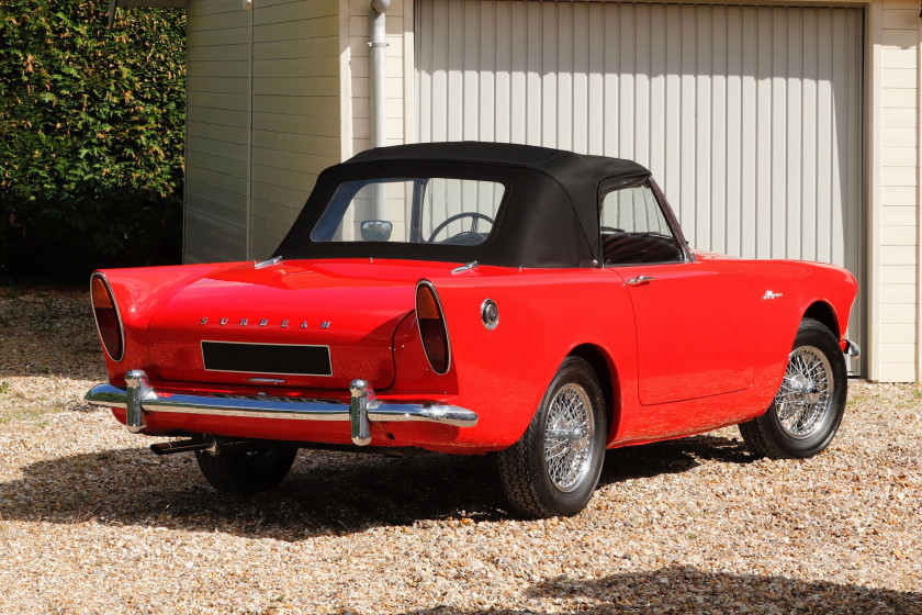 1963 Sunbeam Alpine Séries II Roadster  No reserve