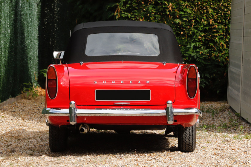 1963 Sunbeam Alpine Séries II Roadster  No reserve