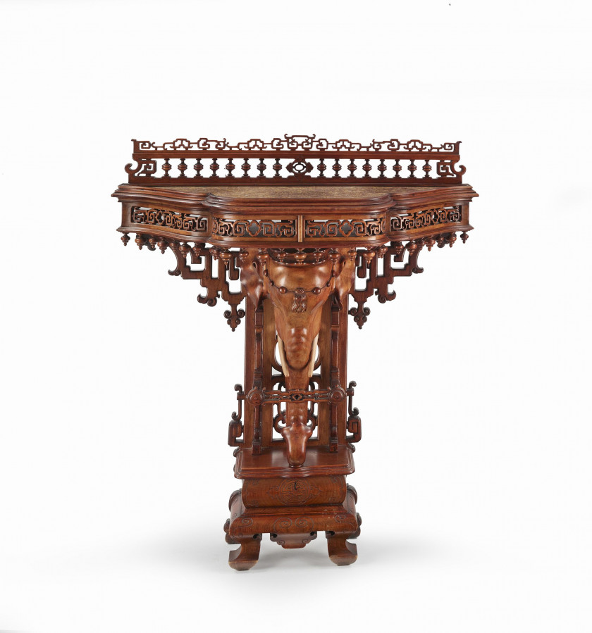 CONSOLE DE LA FIN DU XIXe SIECLE