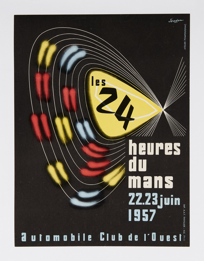 24 HEURES DU MANS 1957 ET 1958  Deux affiches - Sans réserve - No reserve