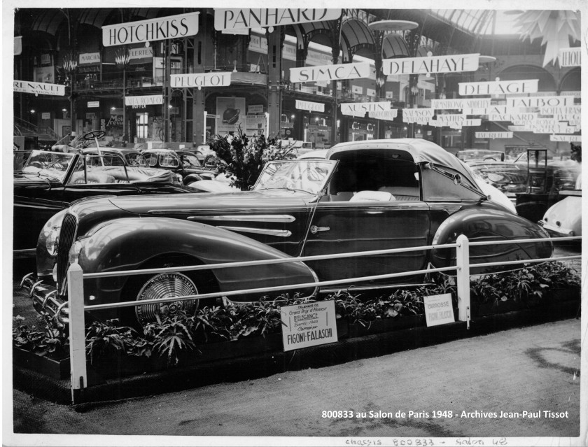 1948 Delahaye 135 M Cabriolet " El Glaoui " par Figoni & Falaschi