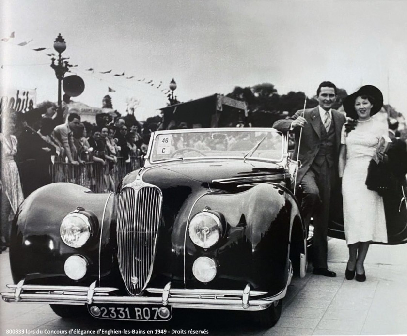 1948 Delahaye 135 M Cabriolet " El Glaoui " par Figoni & Falaschi