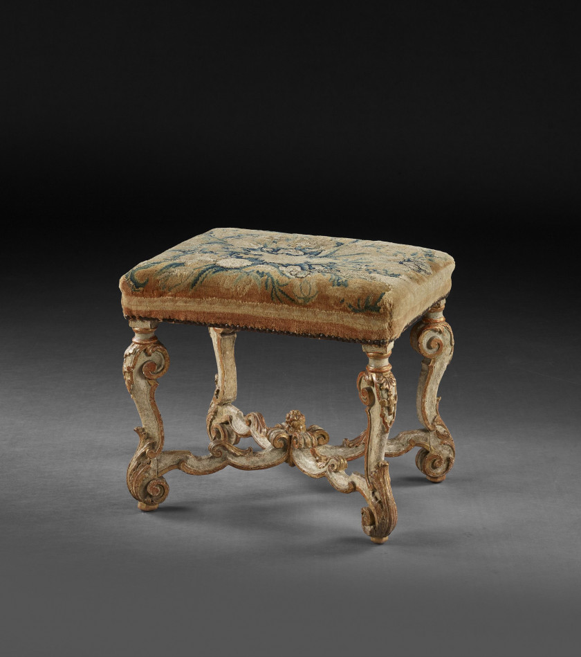 TABOURET D'ÉPOQUE LOUIS XIV