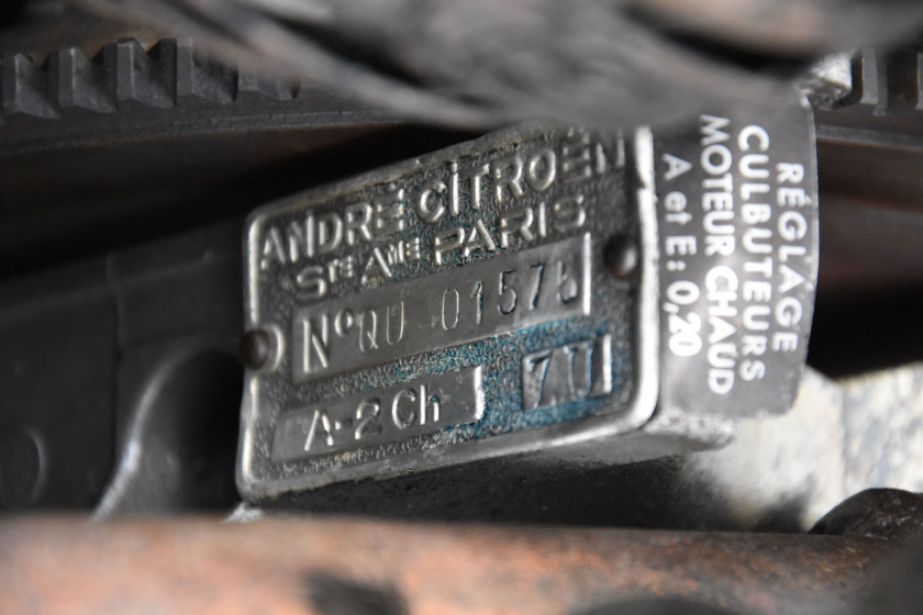 1955 Citroën 2cv AZU " ressorts apparents "  No reserve
