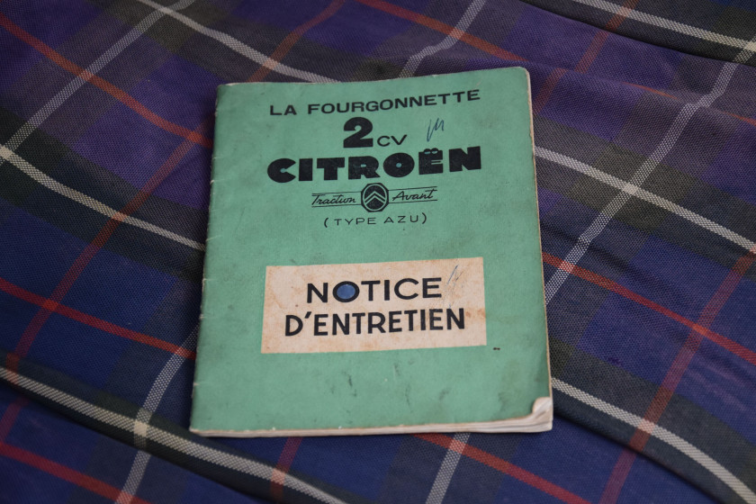 1955 Citroën 2cv AZU " ressorts apparents "  No reserve