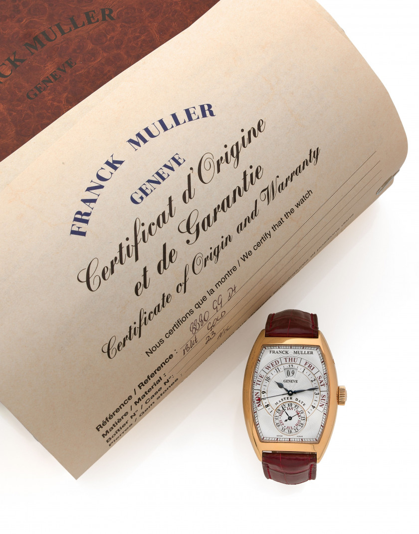 FRANCK MULLER Master Date, ref. 8880 GG DT, n° 23 Vers 2007