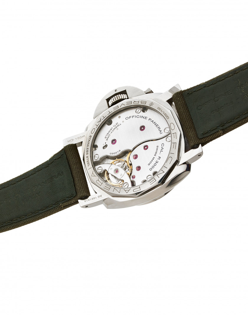 PANERAI Luminor 1950 3 days PAM00606, n° OP6835 / BB 1681818Edition limitée à 100 exemplaires pour Hong Kong, n° Q001/100 Vers 2015