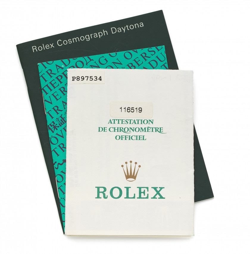 ROLEX Daytona, ref. 116519, n° P897534 Vers 2000