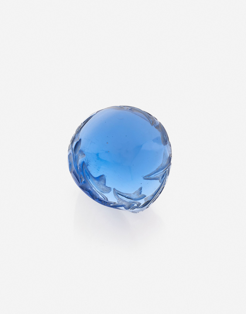 René LALIQUE  Bague boule "Lierre"