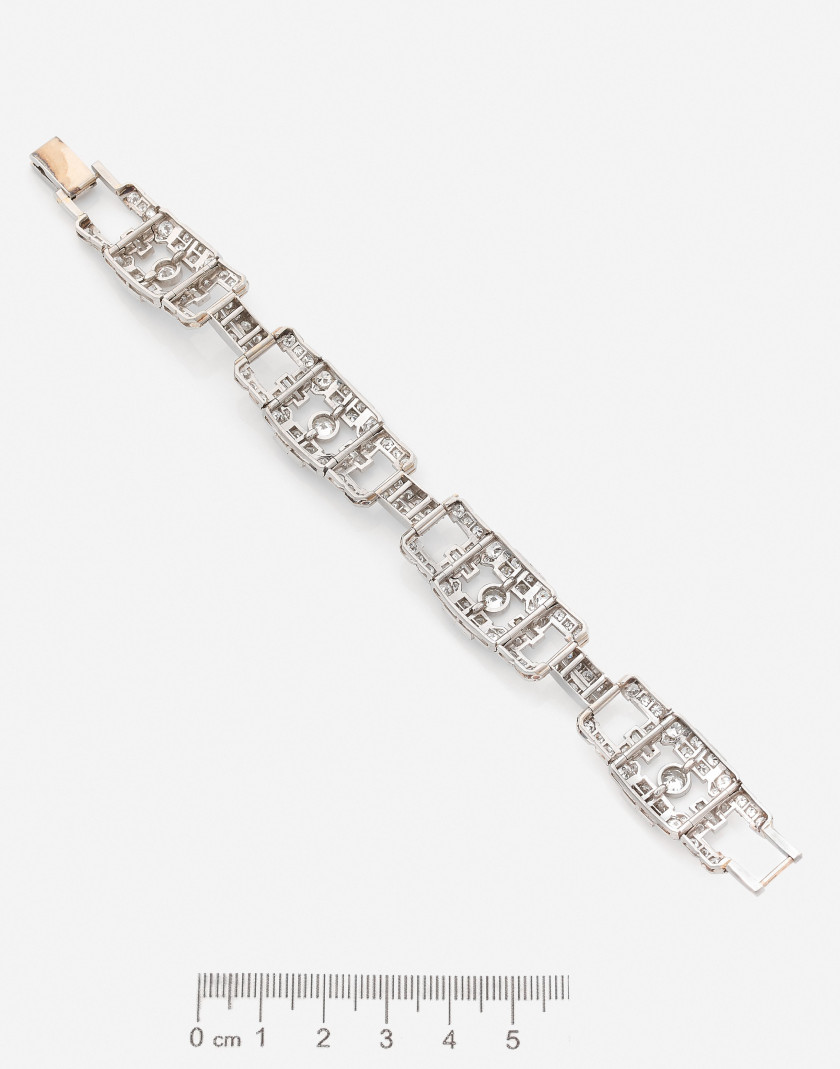 Bracelet articulé Art Déco