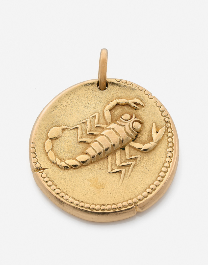 VAN CLEEF & ARPELS  Pendentif "Scorpion", grand modèle