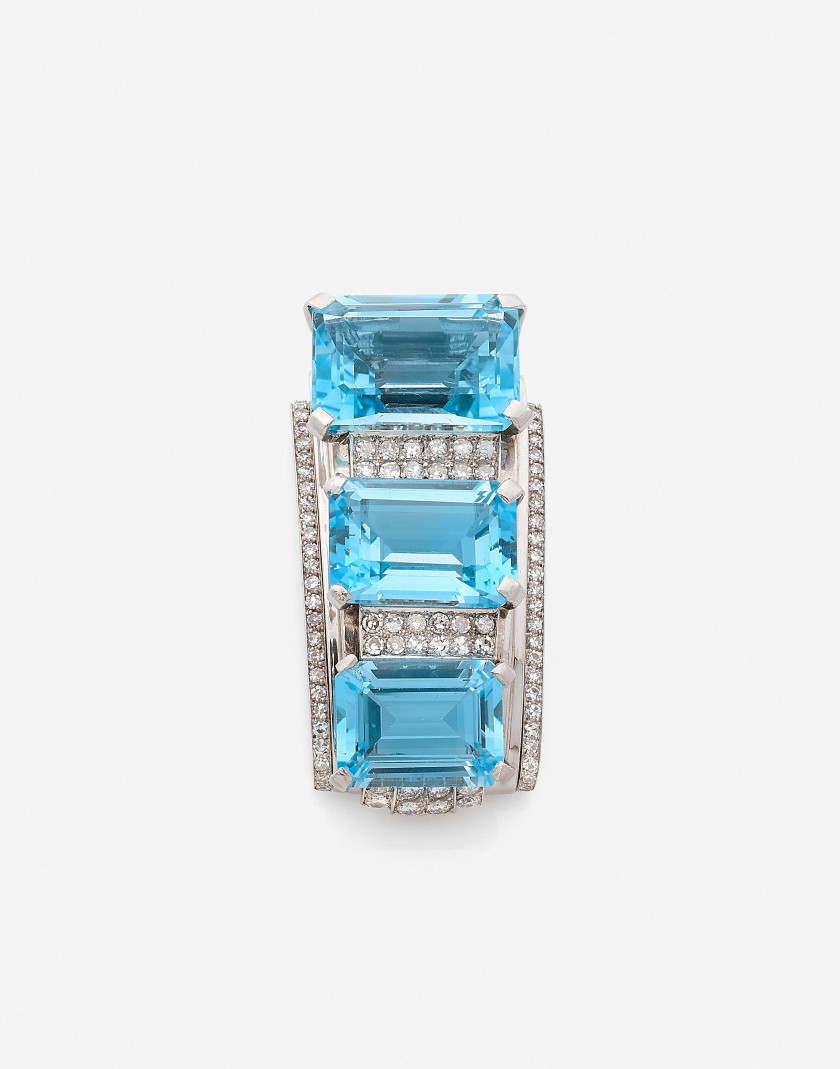 CARTIER  Clip de corsage