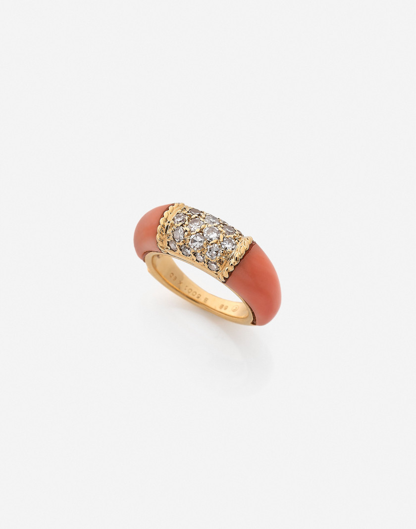 VAN CLEEF & ARPELS  Deux bagues "Philippine"