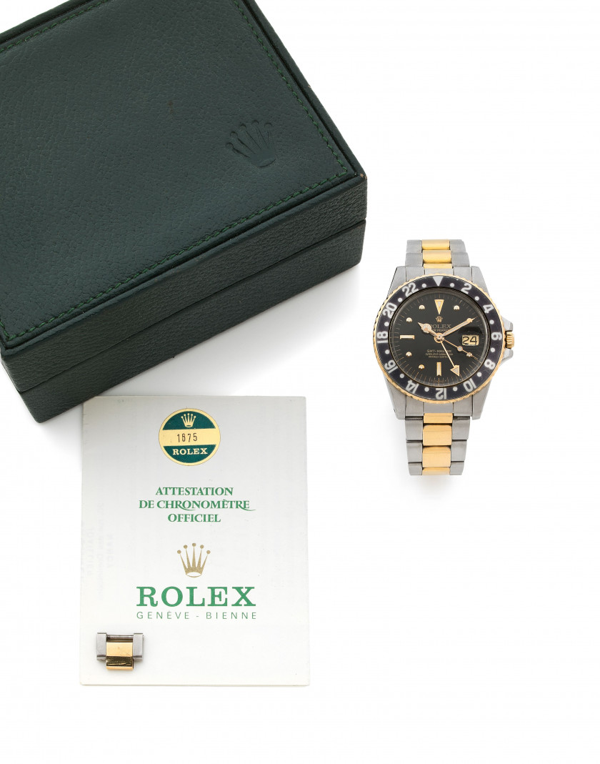 ROLEX GMT-Master "Nipple Dial", ref. 1675 F, n° 5450483 Vers 1978