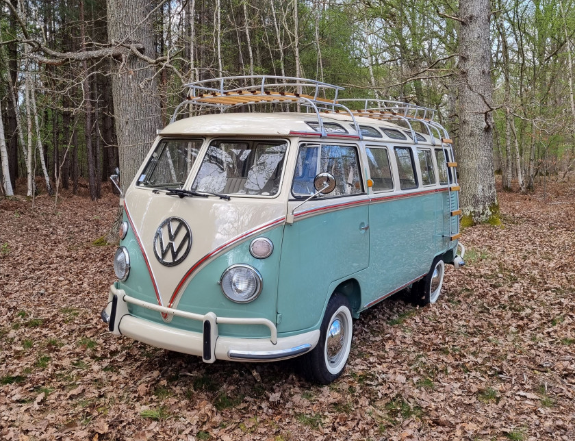 1973 VW Combi T1 1500 Samba 23 Fenêtres