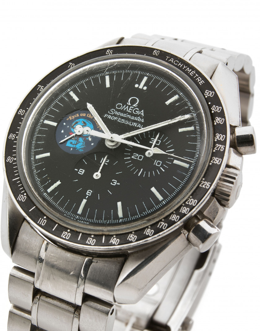 OMEGA Speedmaster, Moon Watch Ref. 3578.51.00, Snoopy Award “Eyes on the Stars”, n° 77116527 Edition limitée, n° 2222/5441Limited Ed...