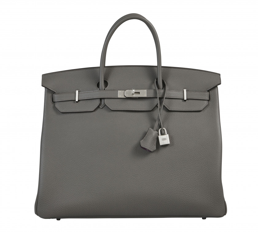 HERMÈS Commande Spéciale 2021  Sac BIRKIN VERSO 40 Veau Togo Étain Intérieur en chèvre Anémone Garniture métal argenté...