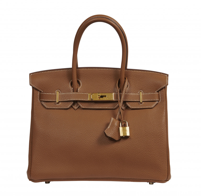 HERMÈS 2006  Sac BIRKIN 30 Veau Togo Gold Piqué sellier blanc Garniture métal plaqué or  BIRKIN 30 bag Gold Togo c...