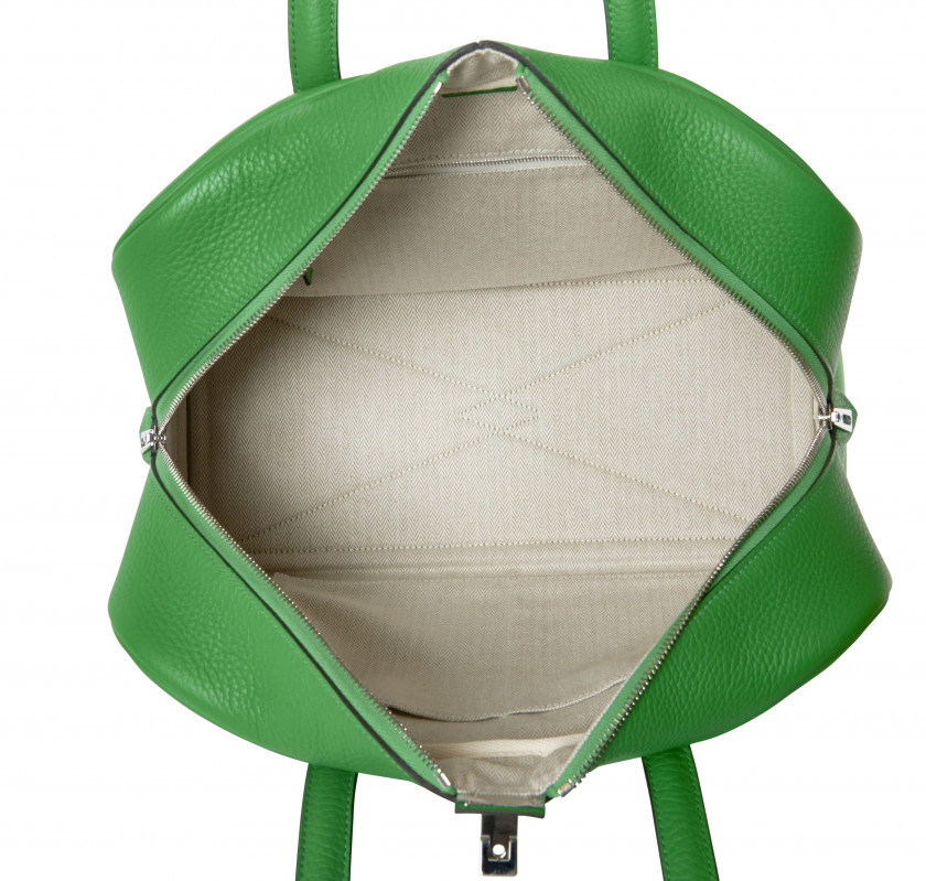 HERMÈS 2014  Sac VICTORIA II FOURRE-TOUT 35 Taurillon Clémence Vert Bambou Garniture métal argenté palladié  VICTORIA...