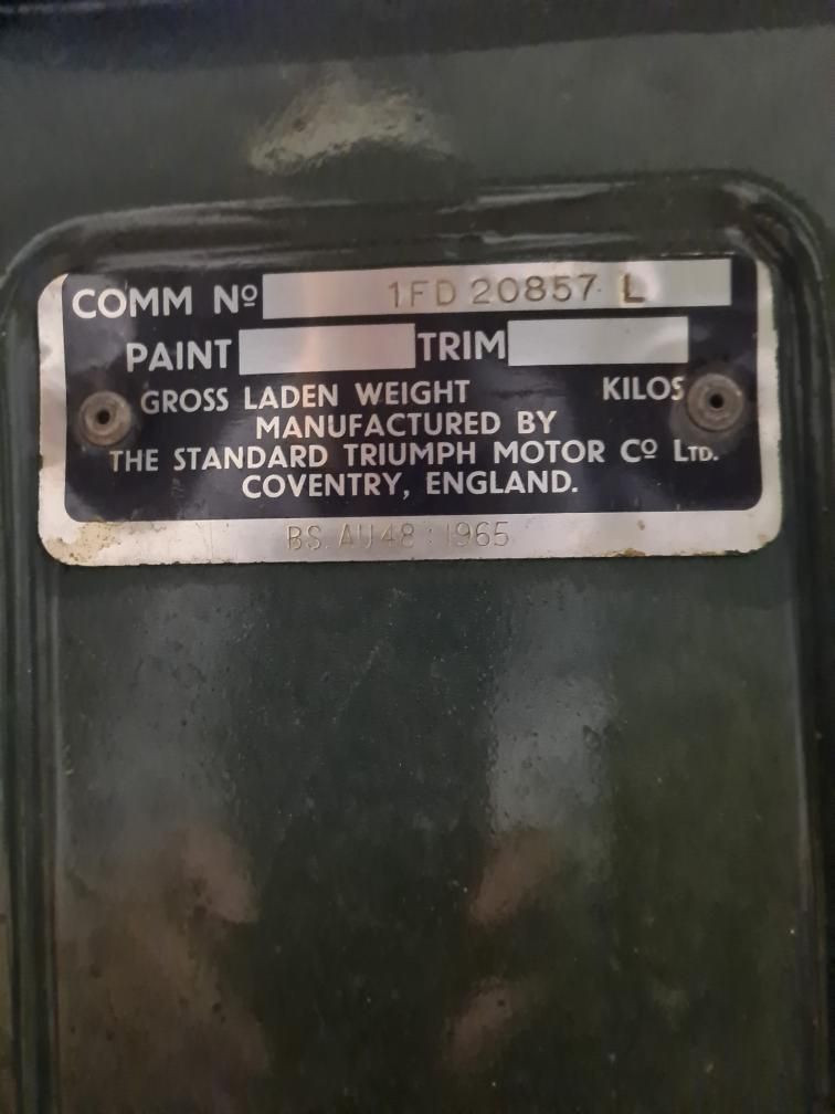 1968 Triumph Spitfire MK3  No reserve