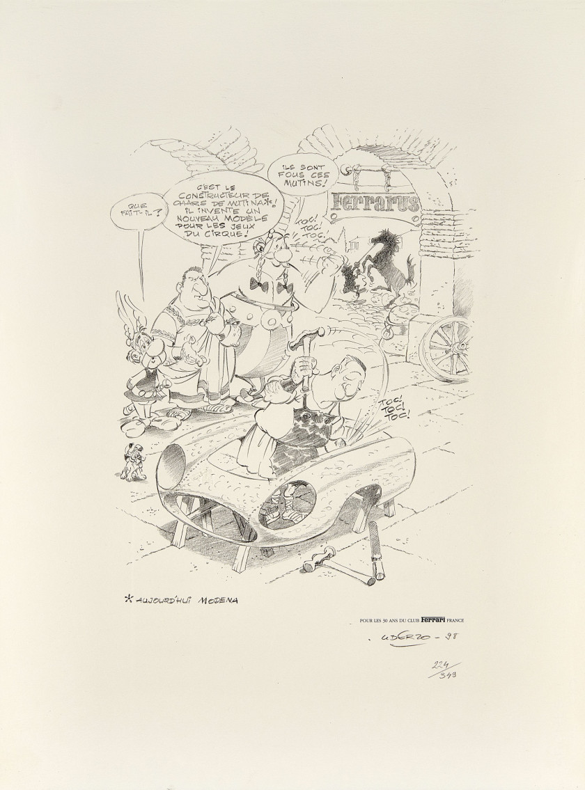 Albert UDERZO (1927-2020) Ferrarus - Sans réserve - No reserve