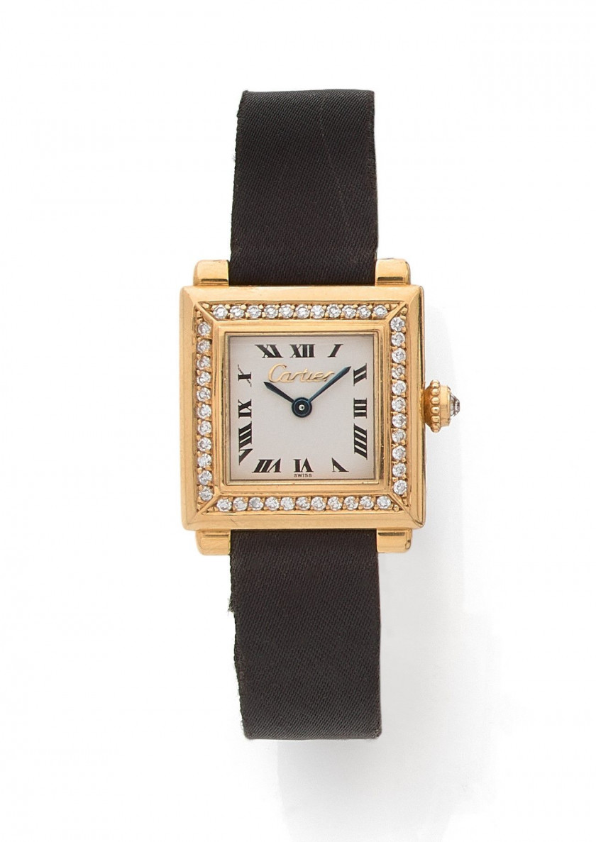 ¤ CARTIER Tank, n° 6604300163 Vers 2000