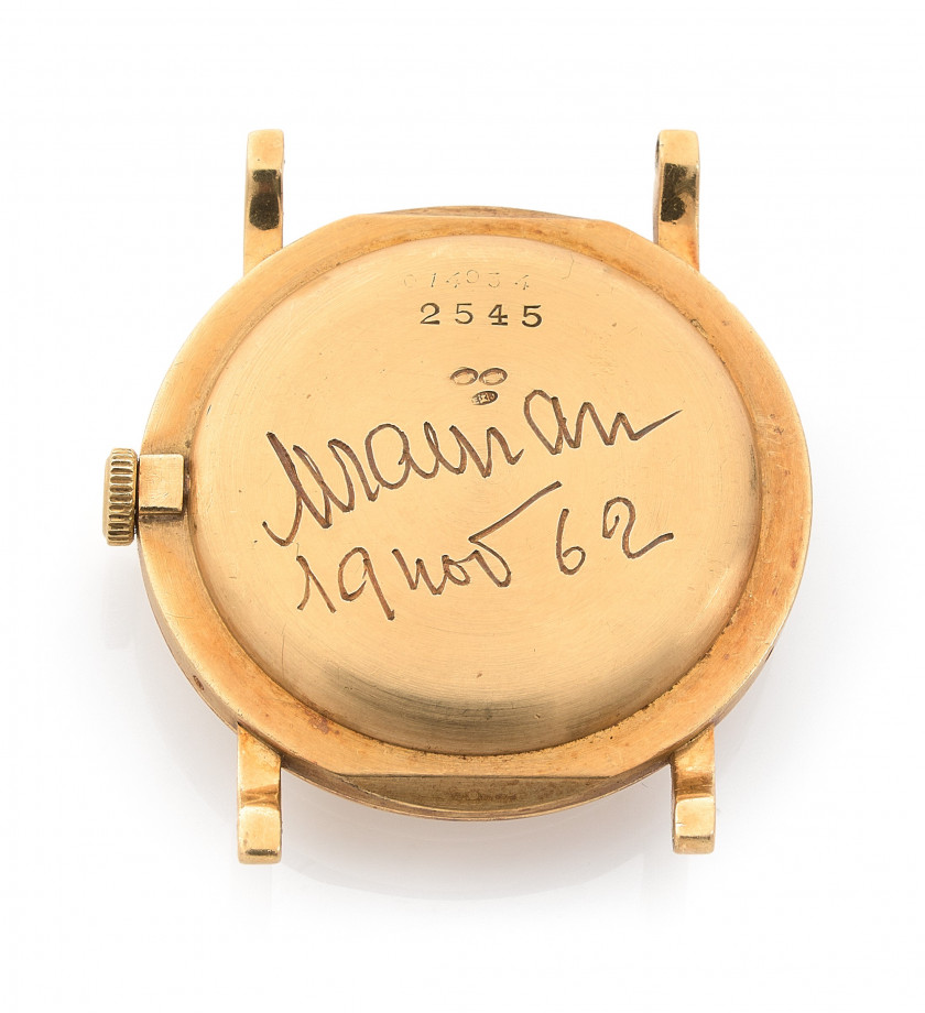 AUDEMARS PIGUET Modèle 5513, n° 2545 et 014(9)34 Vendue par Audemars Piguet à Cartier Paris en mai 1960