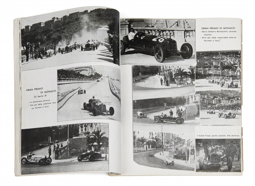 IL QUARTO ANNO DI CORSE 1930-1931-1932-1933 - SCUDERIA FERRARI  Exceptionnel Scuderia Ferrari Yearbook 1930-1931-1932-1933