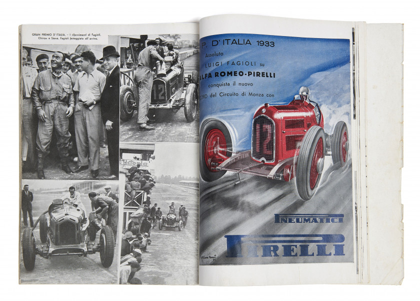 IL QUARTO ANNO DI CORSE 1930-1931-1932-1933 - SCUDERIA FERRARI  Exceptionnel Scuderia Ferrari Yearbook 1930-1931-1932-1933