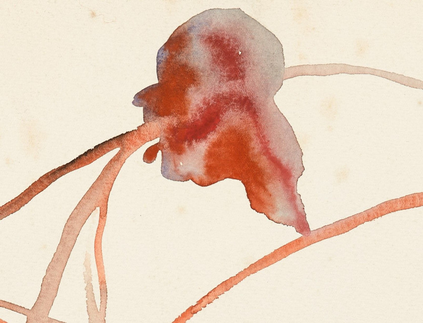Barthélémy TOGUO (Camerounais - Né en 1967) The Last Soldier, 2008 Aquarelle sur papier