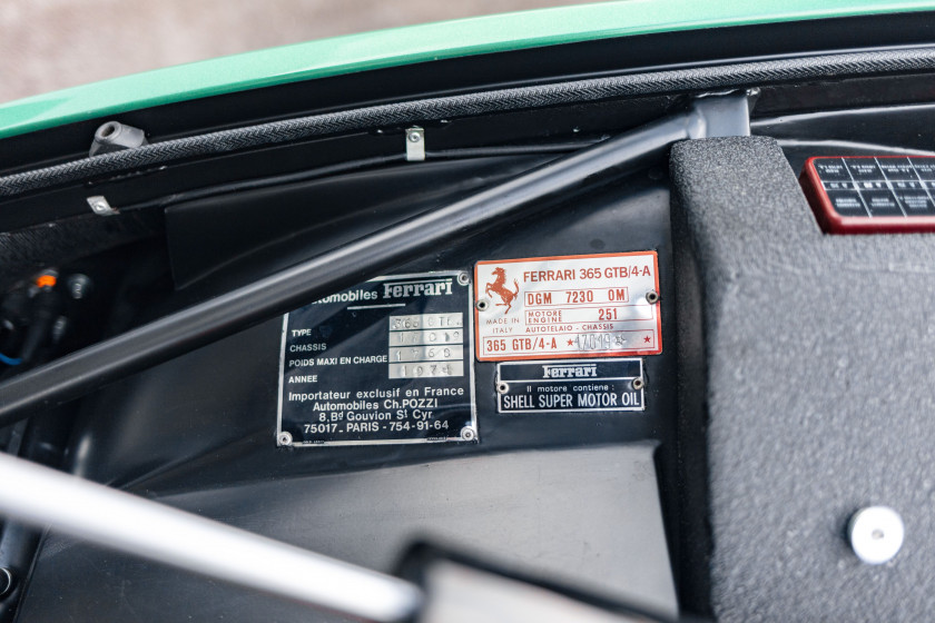1974 Ferrari 365 GTB/4 Daytona par Scaglietti