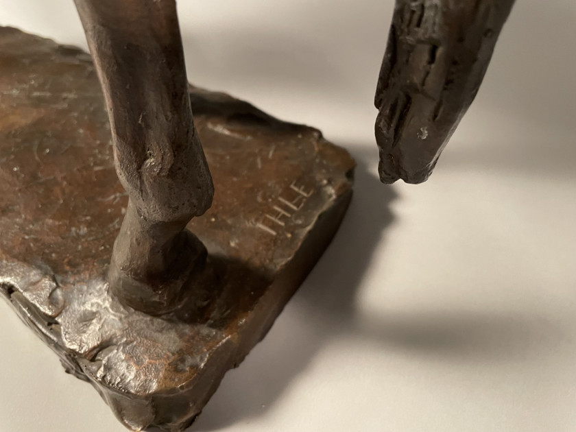 Hans Joachim IHLE Berlin, 1919 - 1997 Etalon pur-sang Bronze à patine brun clair
