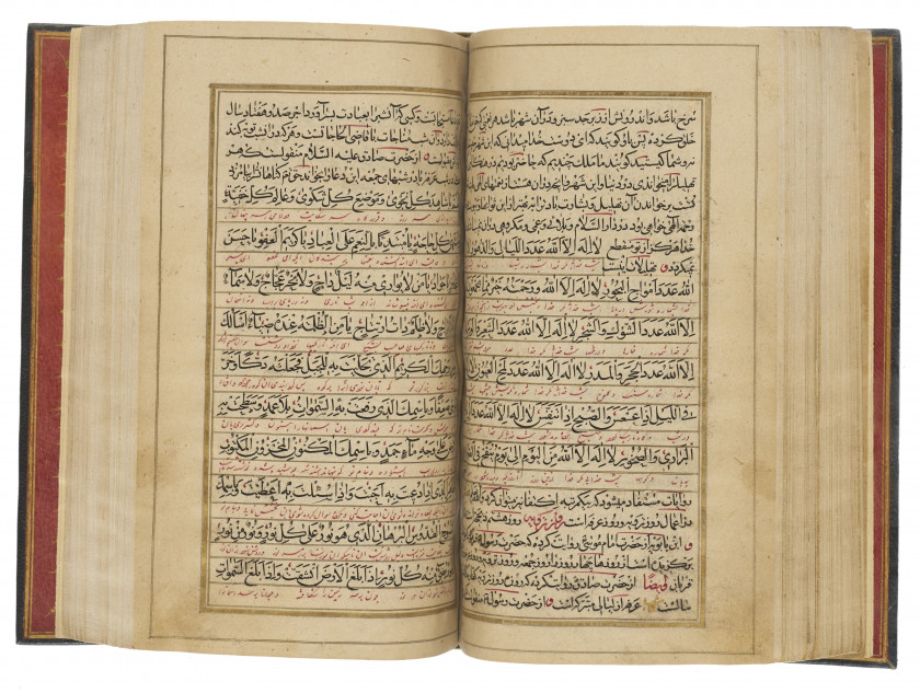 MUHAMMAD TAQI MAJLISI (M. 1698) : KITAB ZAD AL-MA'AD  Iran zand, daté 1198 H/1783-84, signé Mirza Muhammad Mahdi al-Isfahani