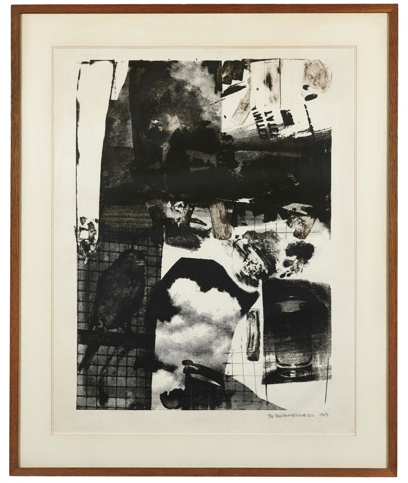 Robert RAUSCHENBERG 1925 - 2008 Rival - 1963