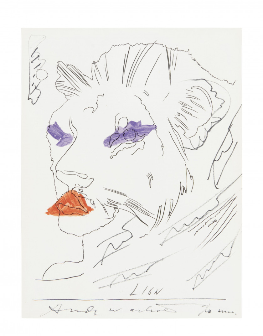 Andy WARHOL 1928 - 1987 LION - 1974