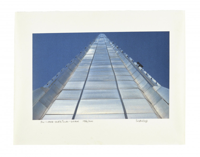 David SCHMIDLAPP Né en 1949 Failed artists, Battery land fill - Ice storm, Liberty Park - SW Corner, North Tower, sideroad - Xantipp...